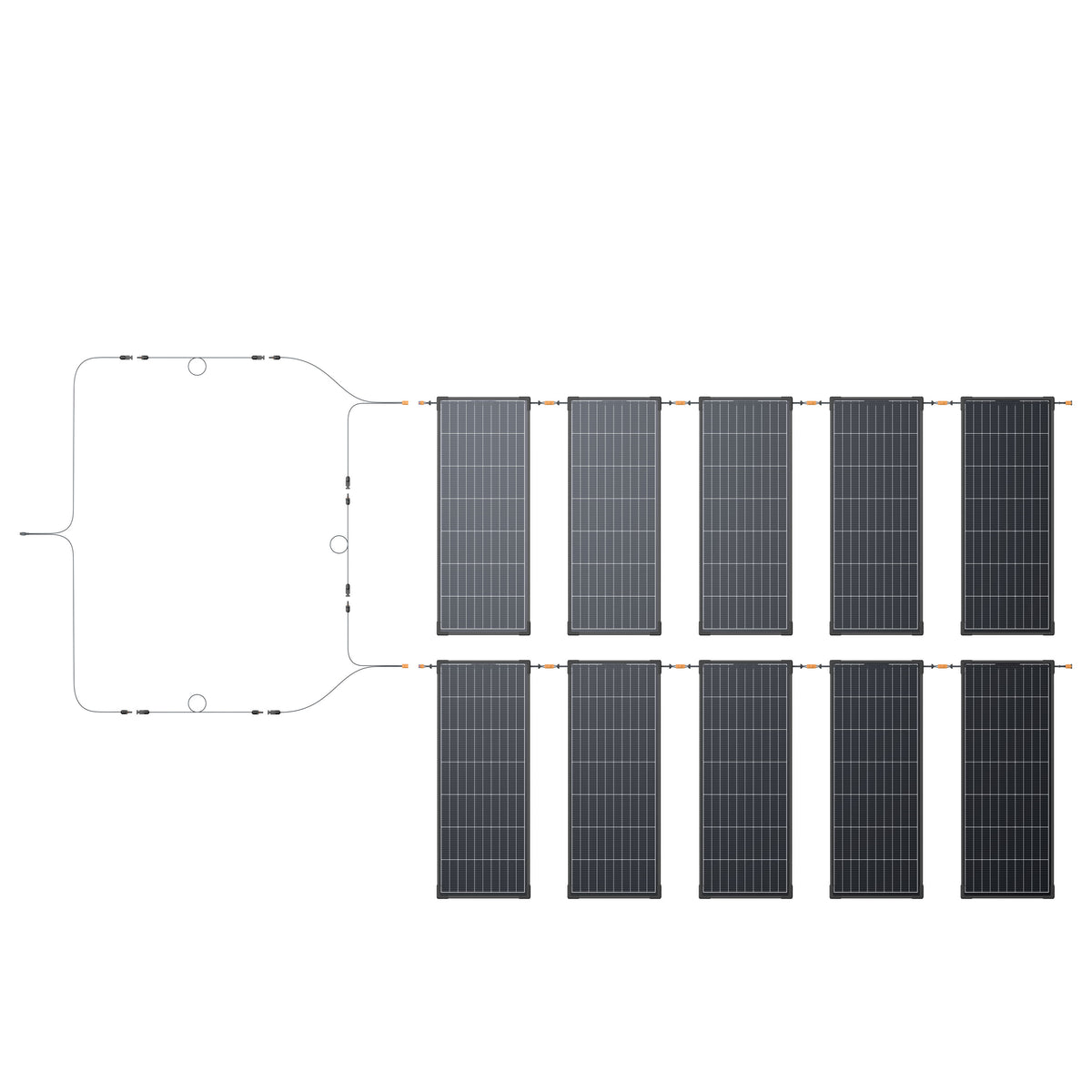 EcoFlow 2x130W RVMAX Rigid Solar Panel Combo