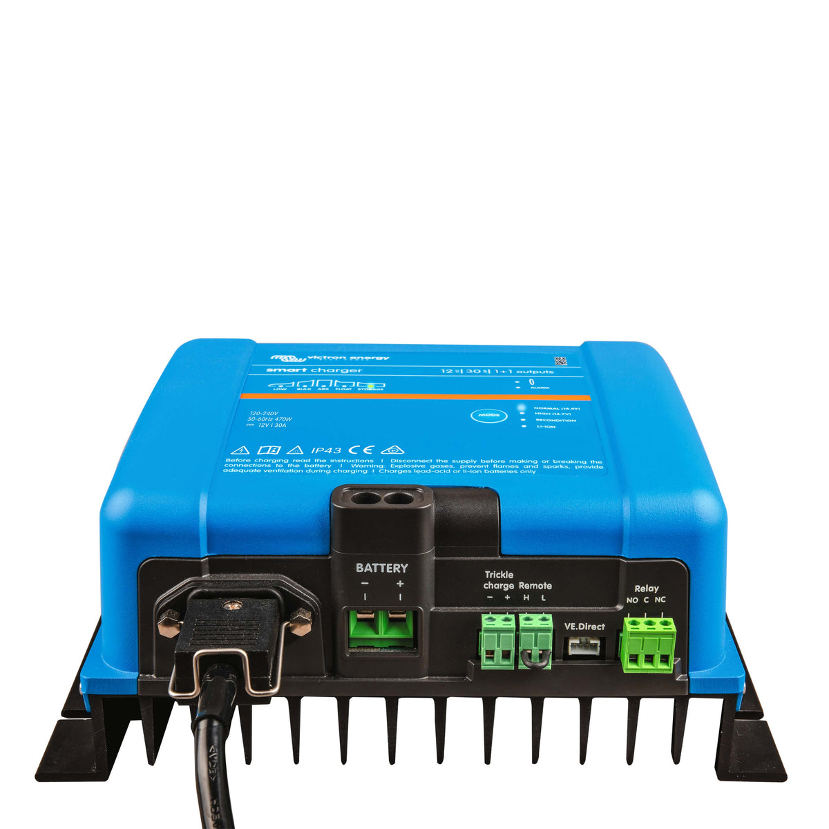 Victron Phoenix Smart IP43 Charger 12/30 (1+1) 120/240V