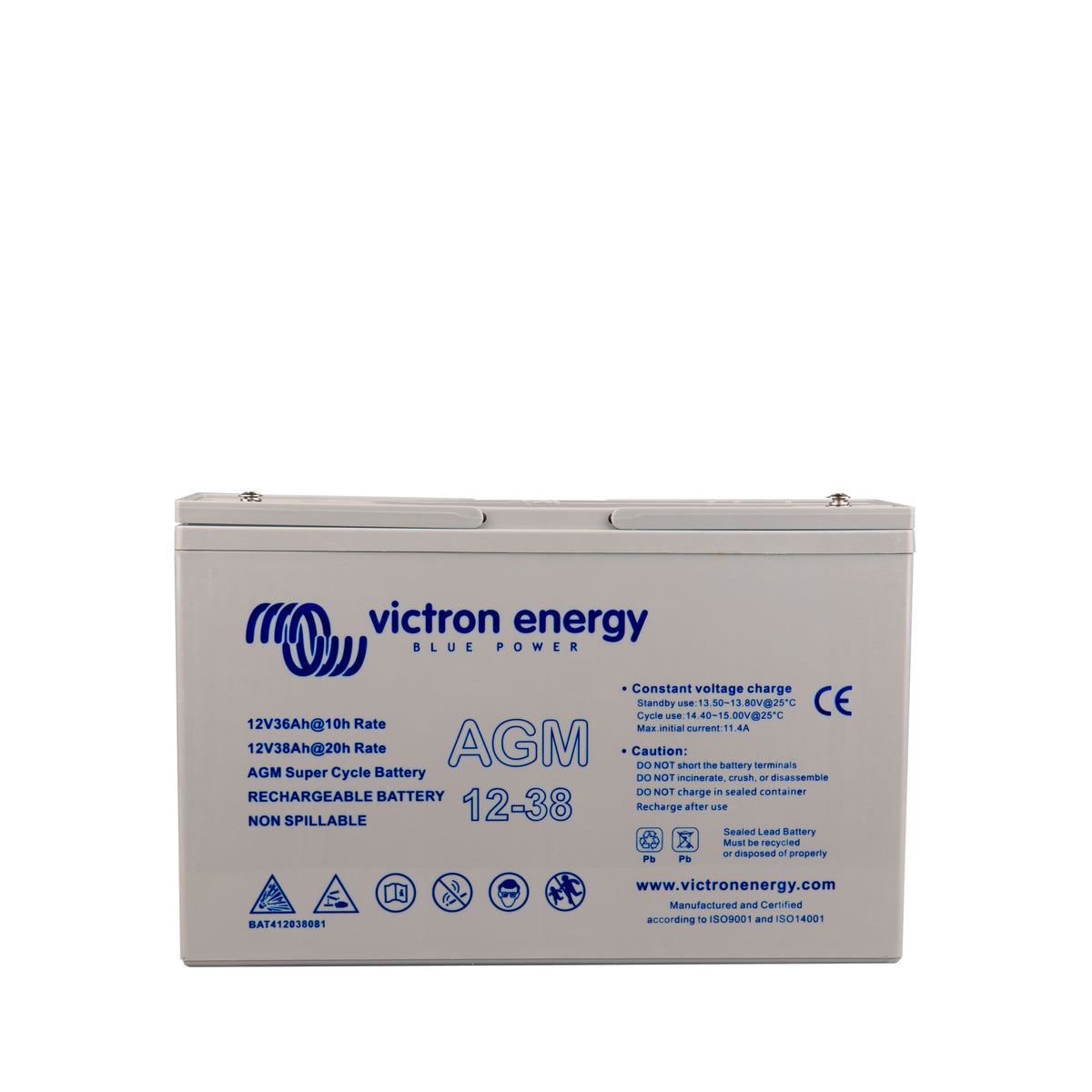 Victron 12V/38Ah AGM Deep Cycle Batt.