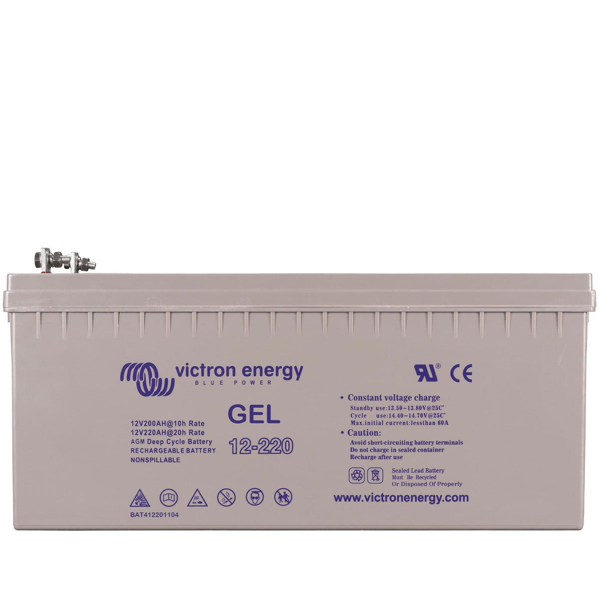 Victron 12V/220Ah Gel Deep Cycle Batt.
