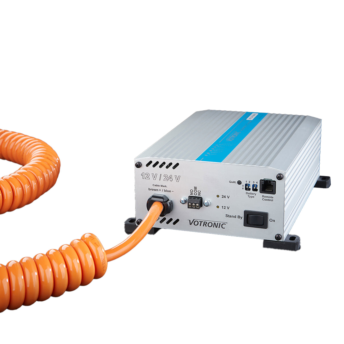 Votronic Automatic Charger VAC 1224 -16 Station with spiral cable 5m - 0524