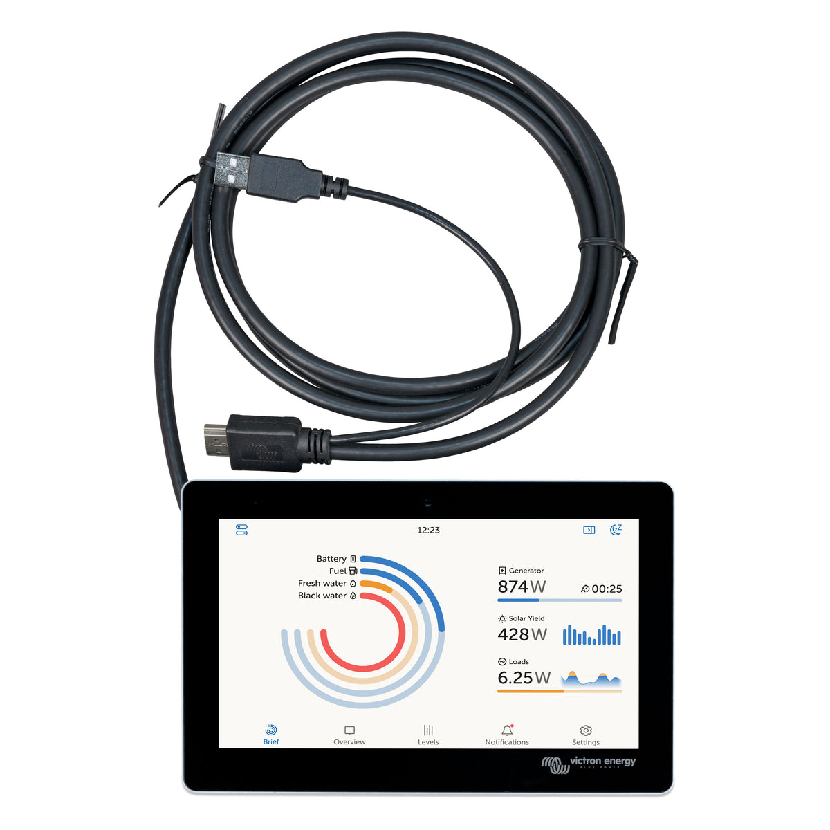 Victron GX Touch 50 flush