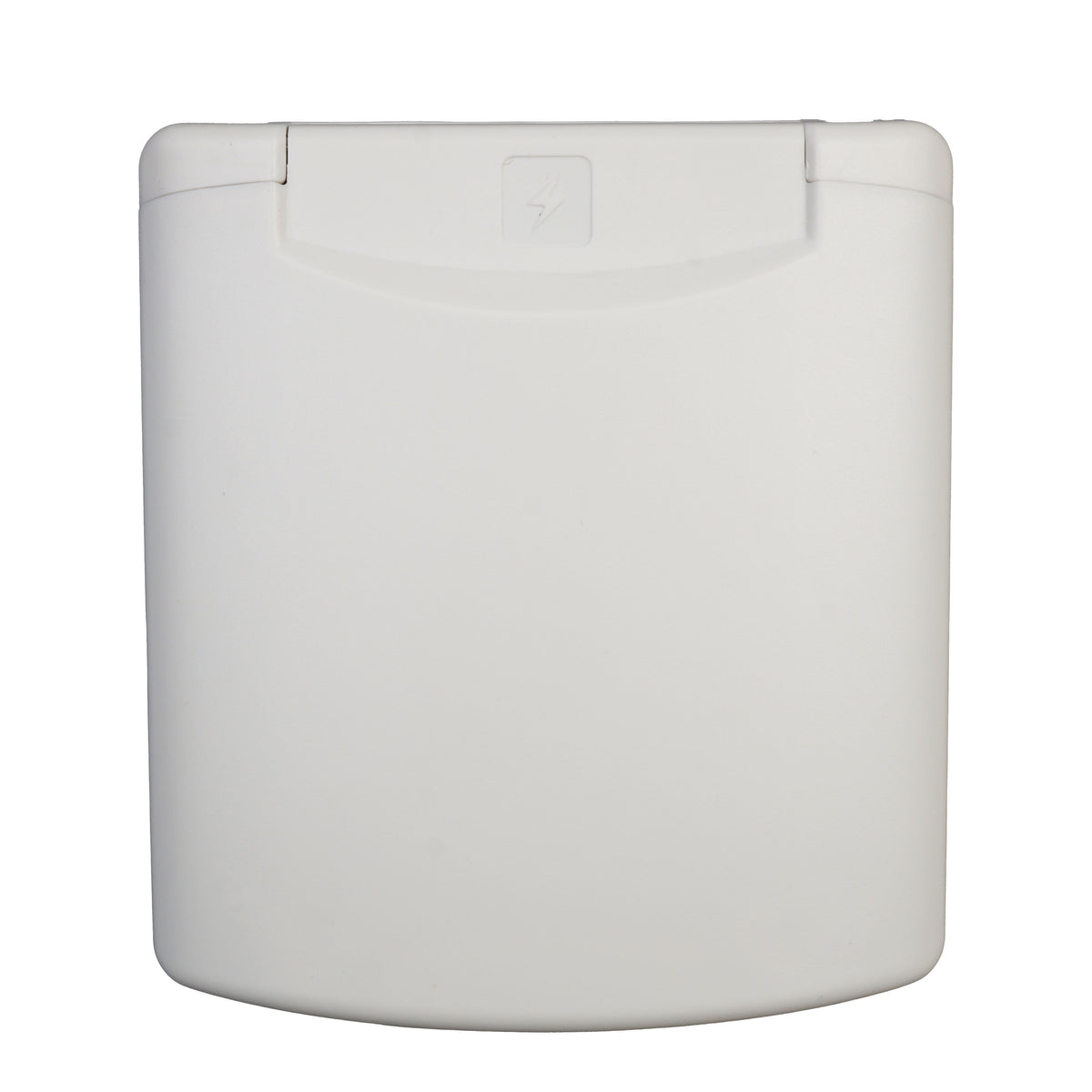 WATTSTUNDE® CEE built-in socket white with magnetic flap, 16A