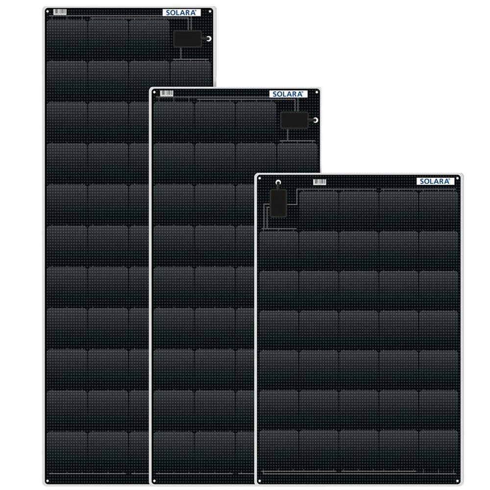 SOLARA Power M-Serie - S555M34 Marine125Wp Kabelausgang -Vorderseite-