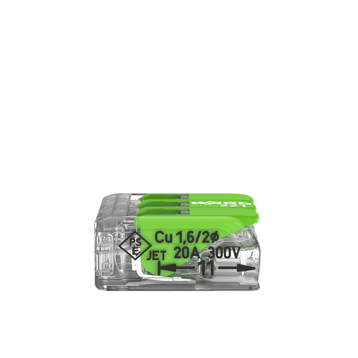 WAGO Green Range flexible connecting terminal up to 4mm² - 221-423