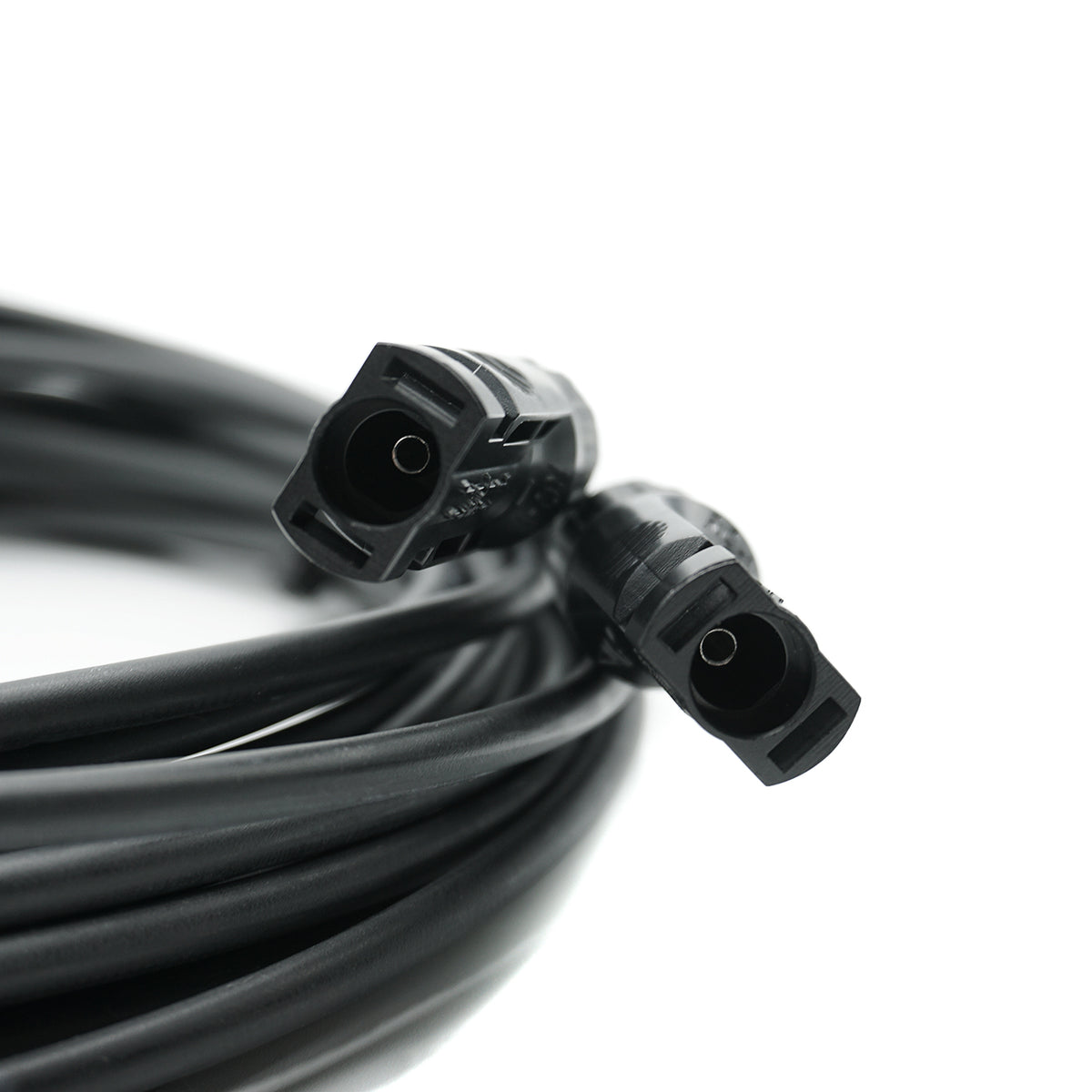 WATTSTUNDE® Solar Extension Cable 2x4 mm² Type-MC4/Type-MC4 1 m black