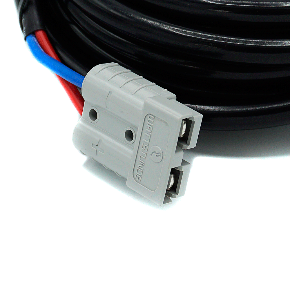WATTSTUNDE® Extension Cable (2 x) 4 mm² A50/A50 10 m Black