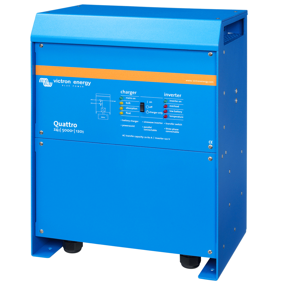 Victron Quattro 24/8000/200-100 Wechselrichter 6500W und Ladegerät 24V