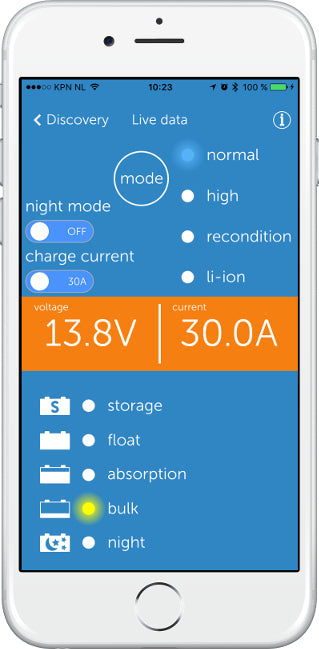 Victron Blue Smart IP67 battery charger Bluetooth 12/17 1 output