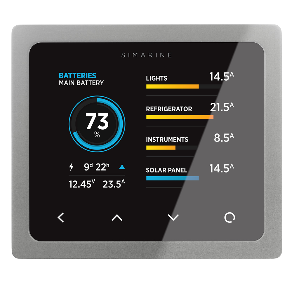 Simarine PICO Battery Monitor - silver without frame
