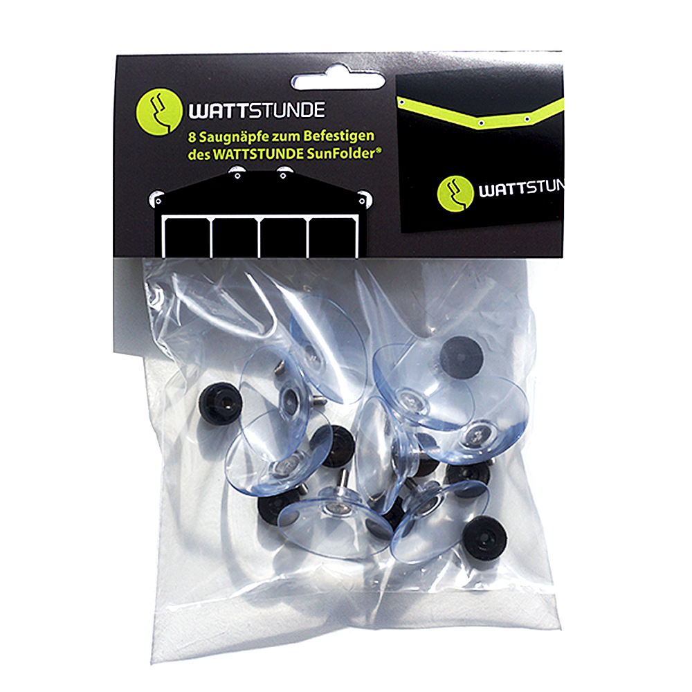 WATTSTUNDE® Saugnäpfe für SunFolder 8 Stück