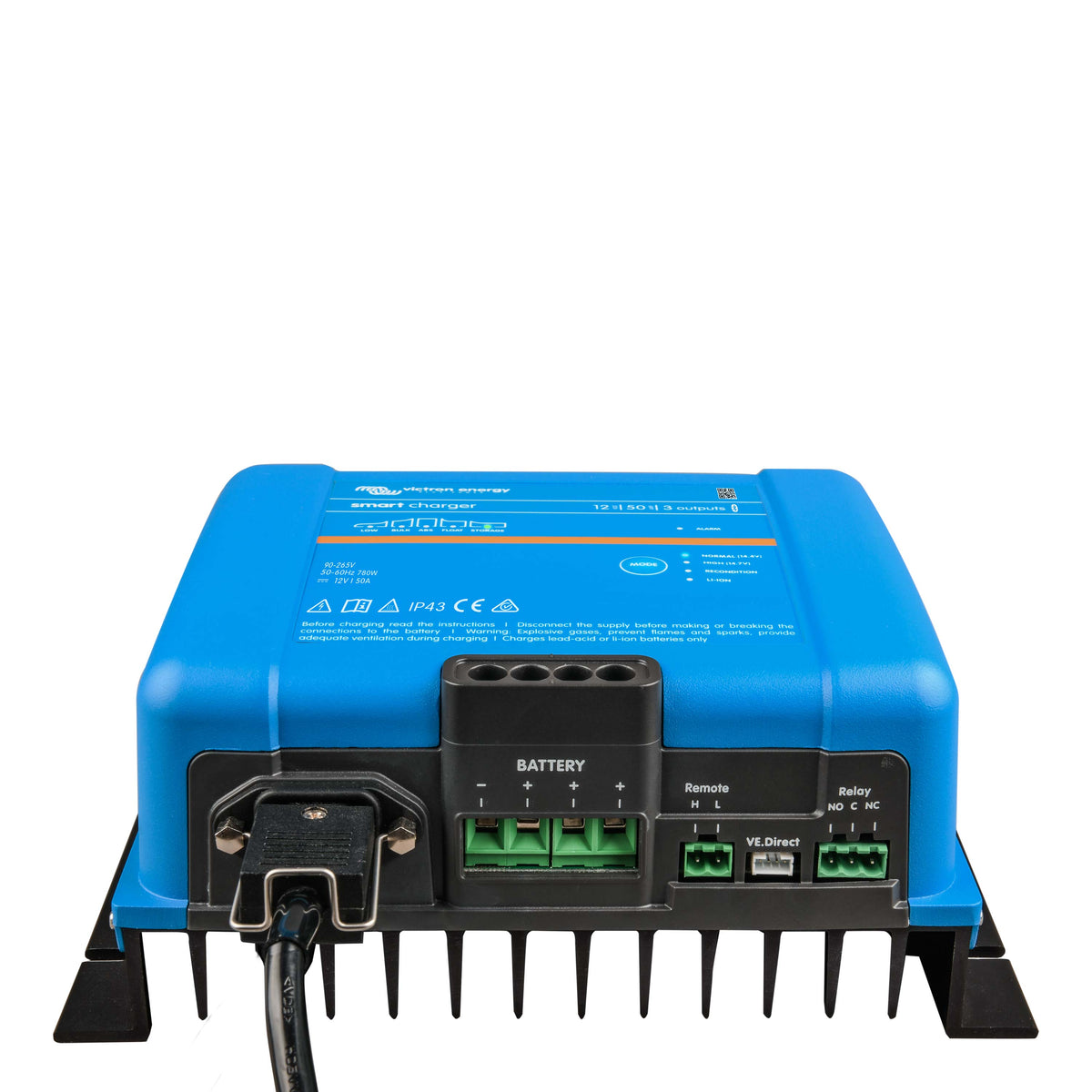 Victron Phoenix Smart IP43 Charger 12/50 (3) 120V-240V
