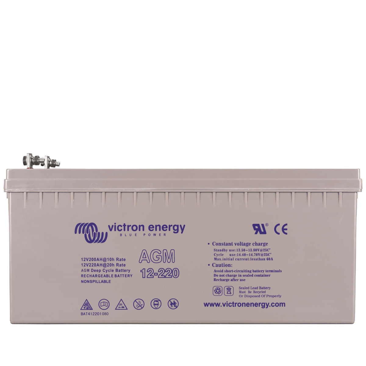Victron 12V/220Ah AGM Deep Cycle Batt.