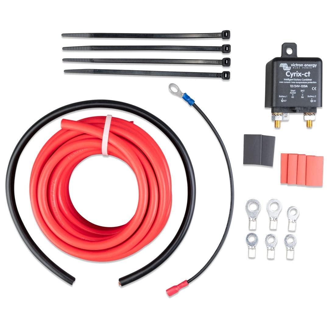 Victron Cyrix-ct 12/24V-120A Battery Combiner Kit Retail