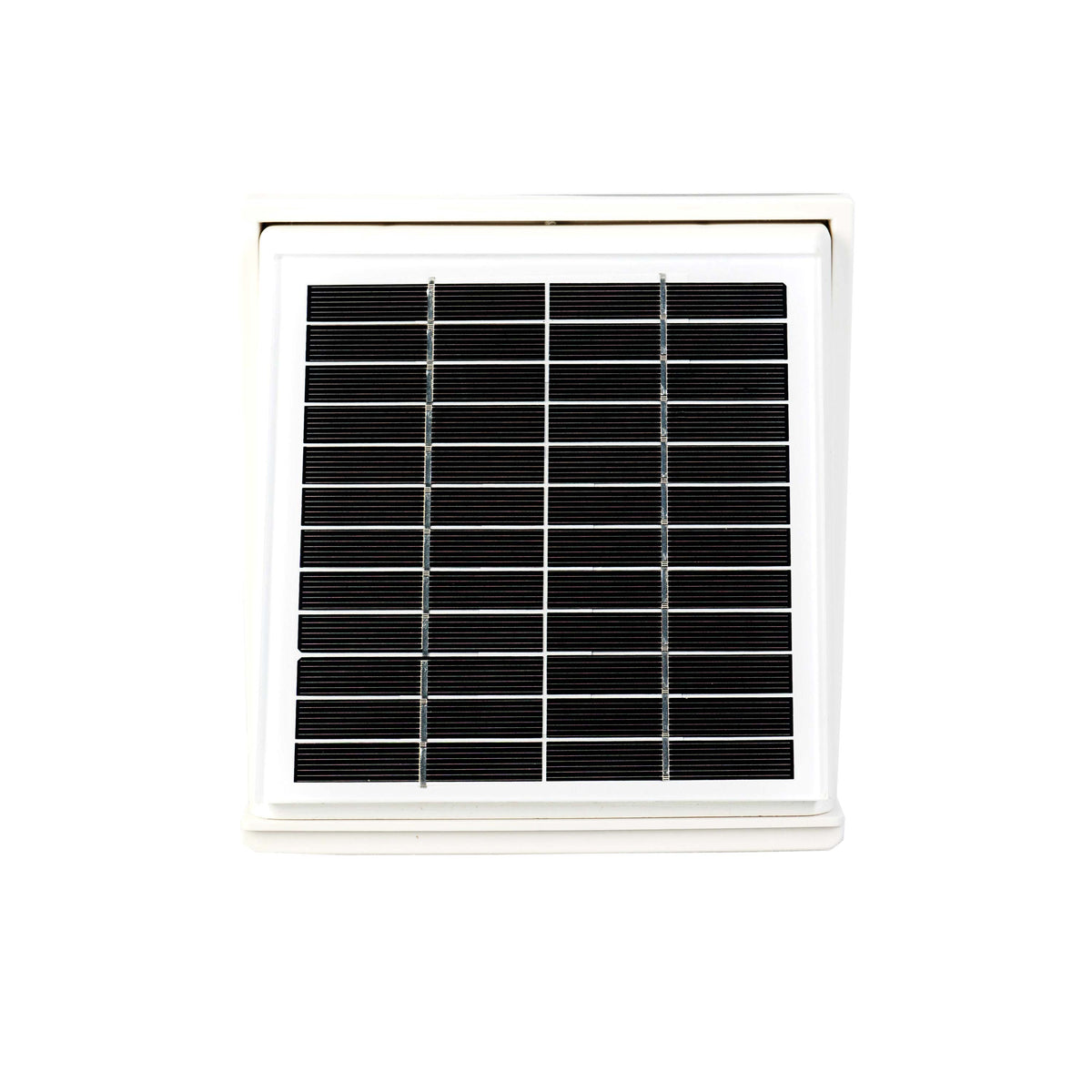 WATTSTUNDE® AERO Solarlüfter eckig, weiß