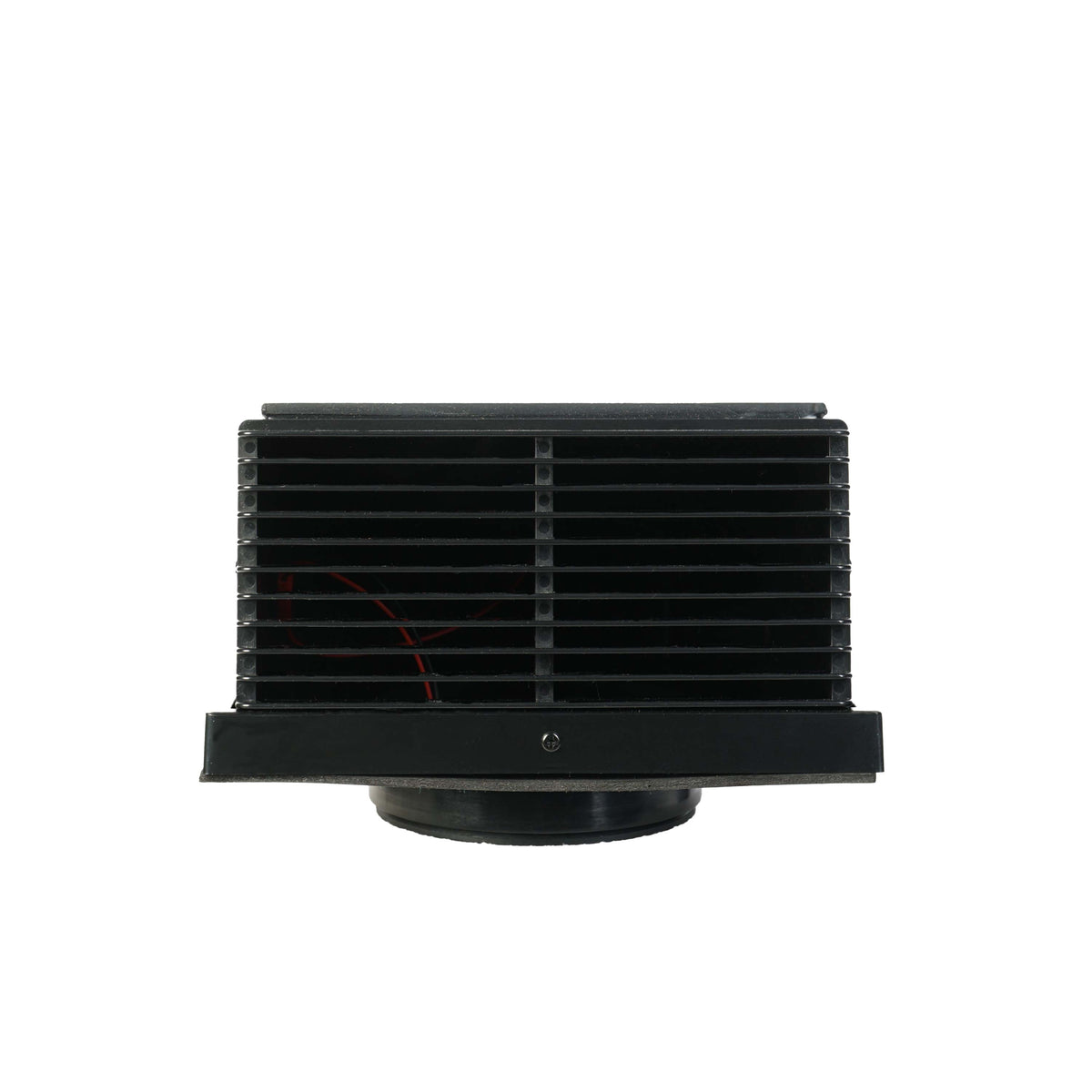 WATTSTUNDE® AERO Solarlüfter eckig, schwarz