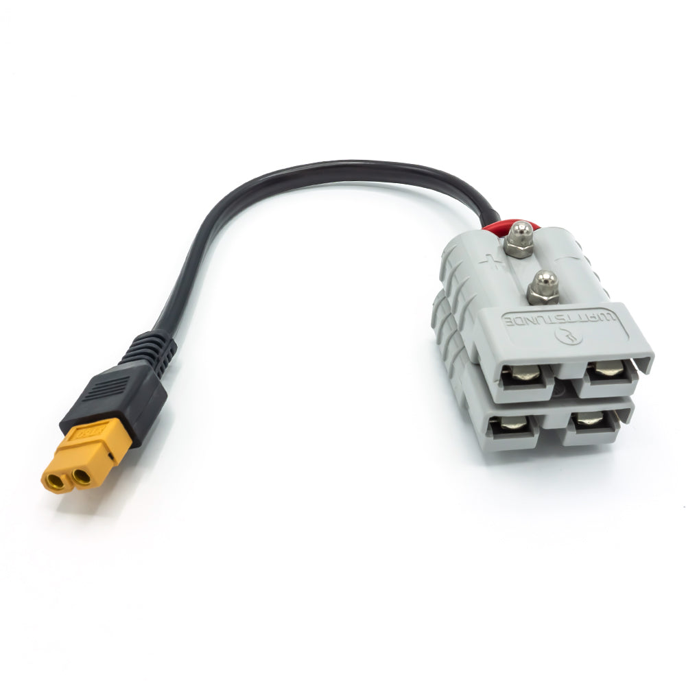 WATTSTUNDE® AK-XT60-A50.2-S Y-series connector XT60 female to 2x Anderson A50