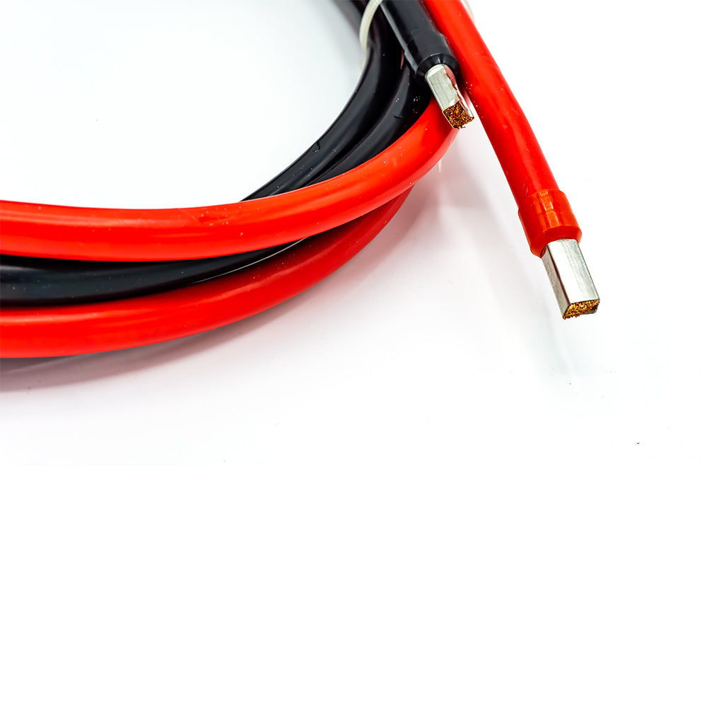 WATTSTUNDE® Sicherungskabel (mit Sicherungshalter) 2x25 mm² M8/Aderendhülse 1 m rot/schwarz