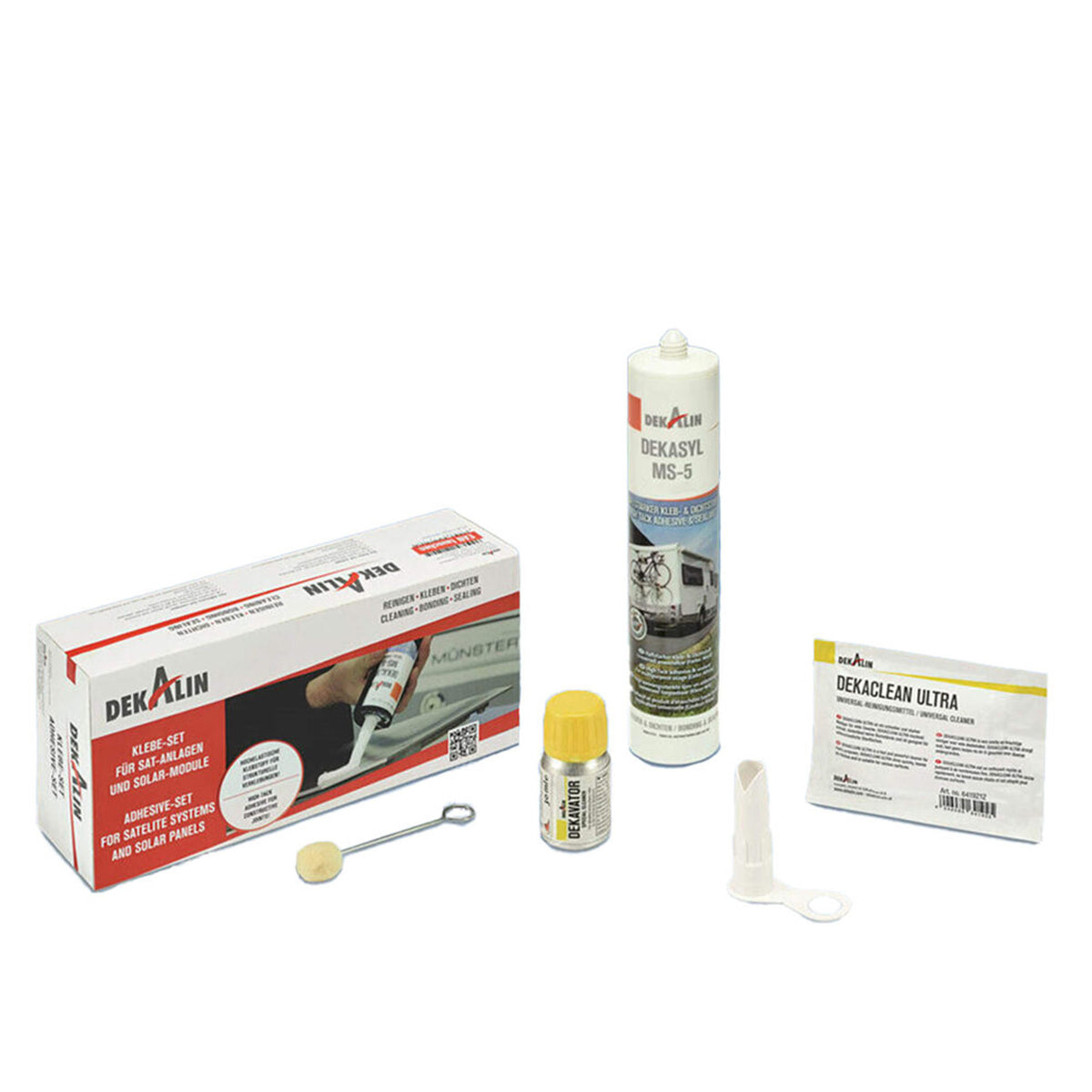 Dekalin Klebe-Set weiß