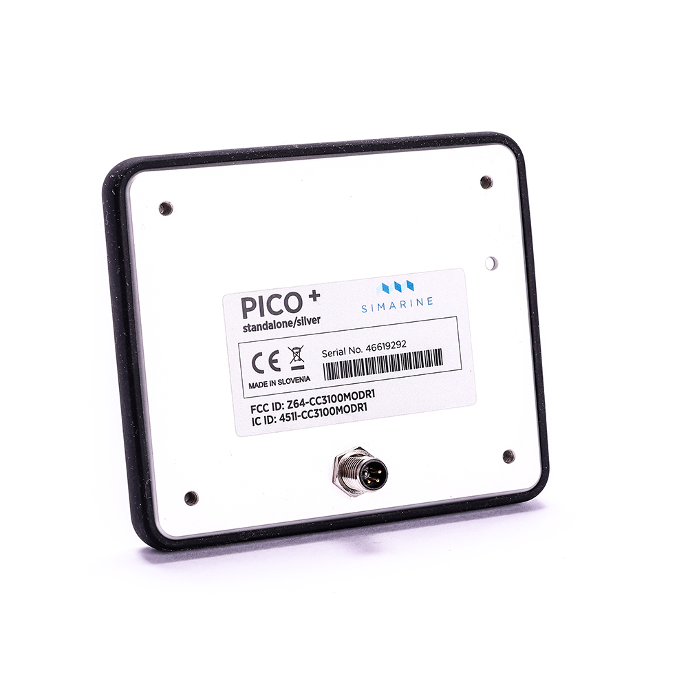 Simarine PICO Batteriemonitor - ohne Rahmen silber