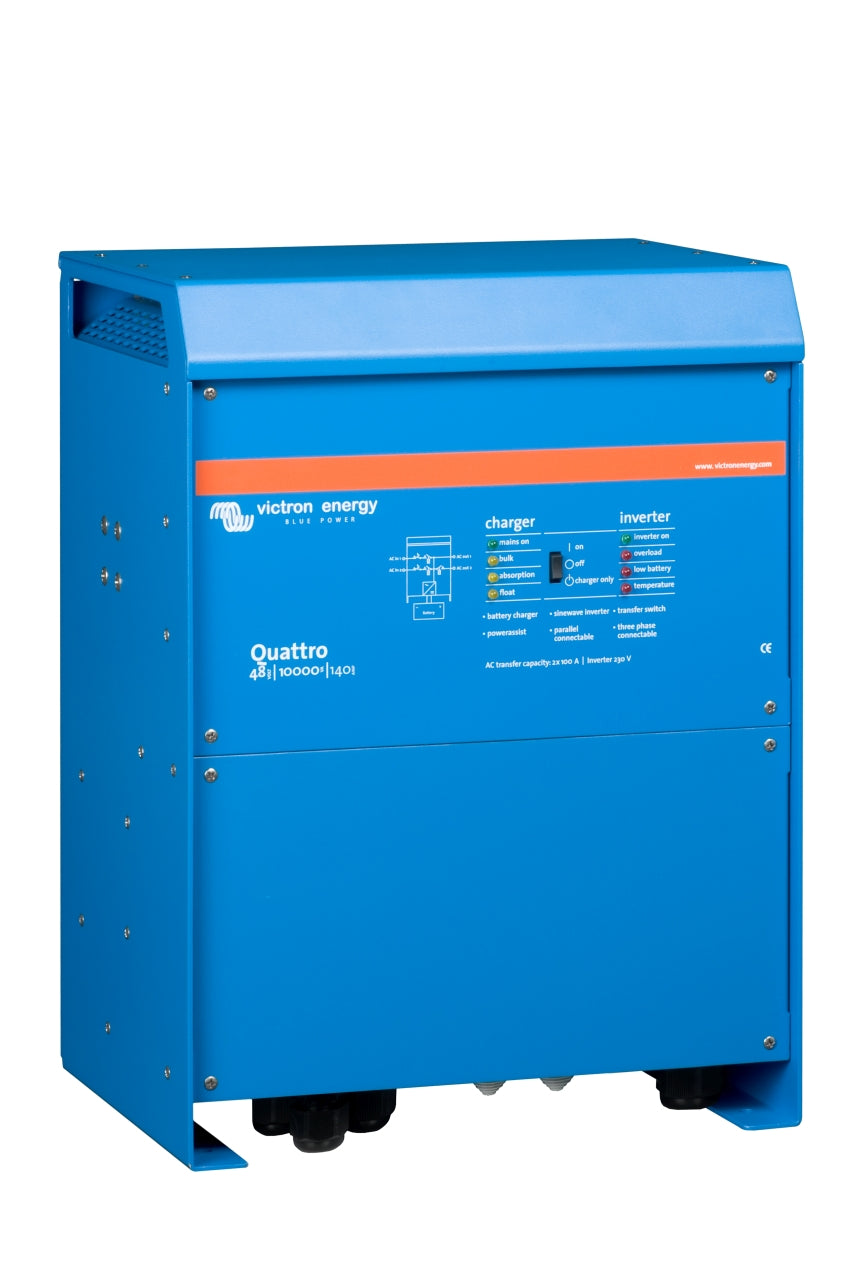 Victron Quattro 48/10000/140-100/100 inverter and charge controller 230 V VE.Bus