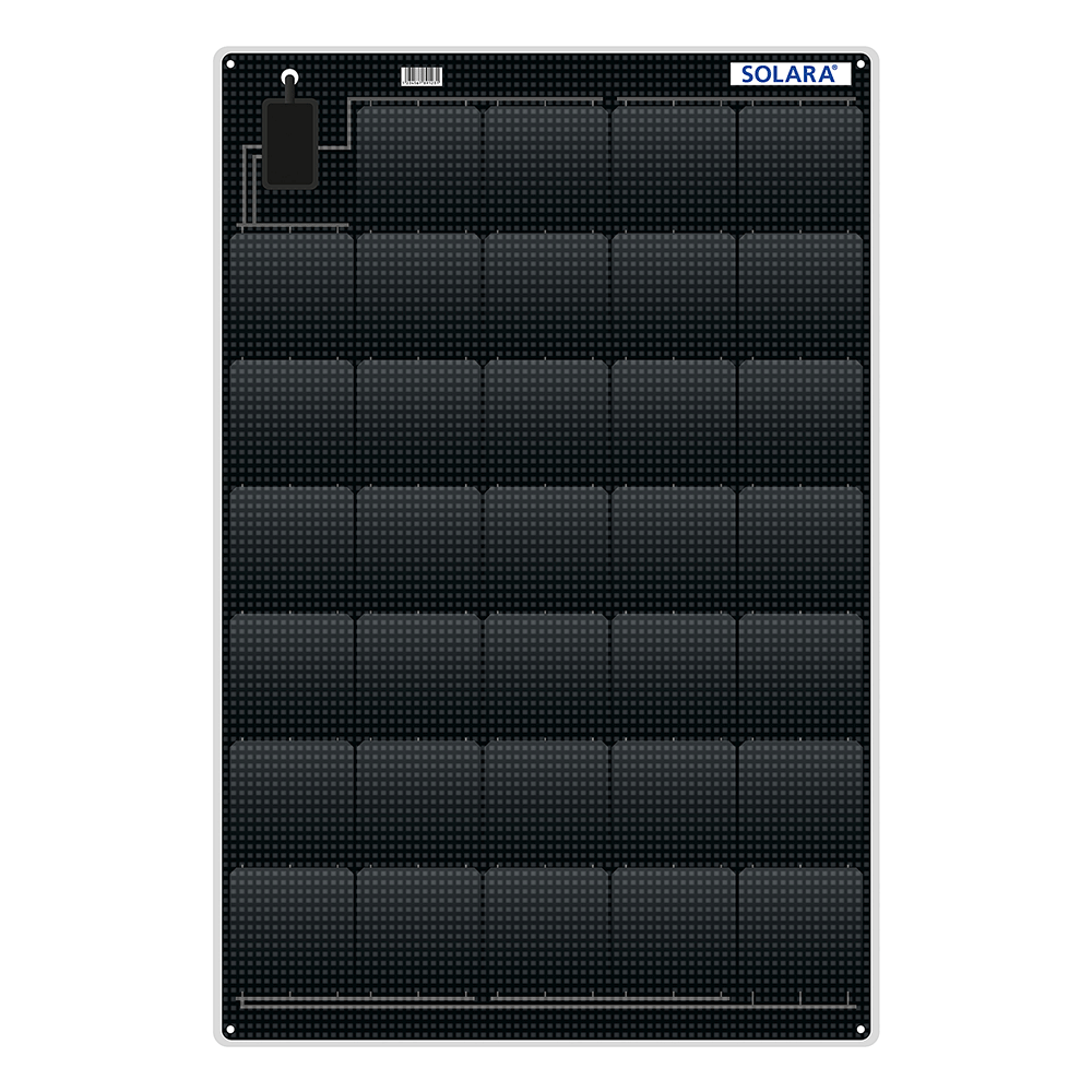 SOLARA Power M-Serie - S555M34 Marine125Wp Kabelausgang -Vorderseite-
