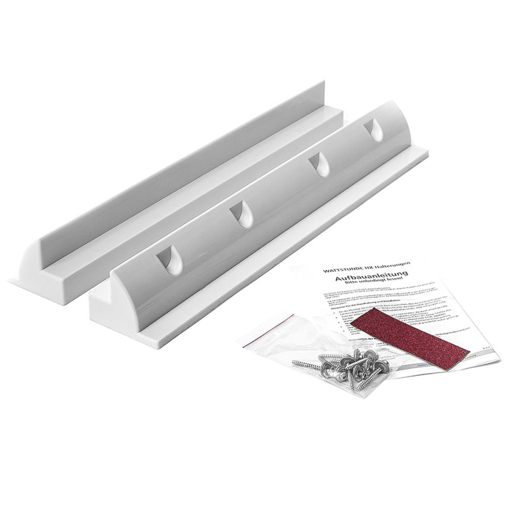 WATTSTUNDE® Solarmodul Halterung HXH68/W ASA Kunststoff weiß