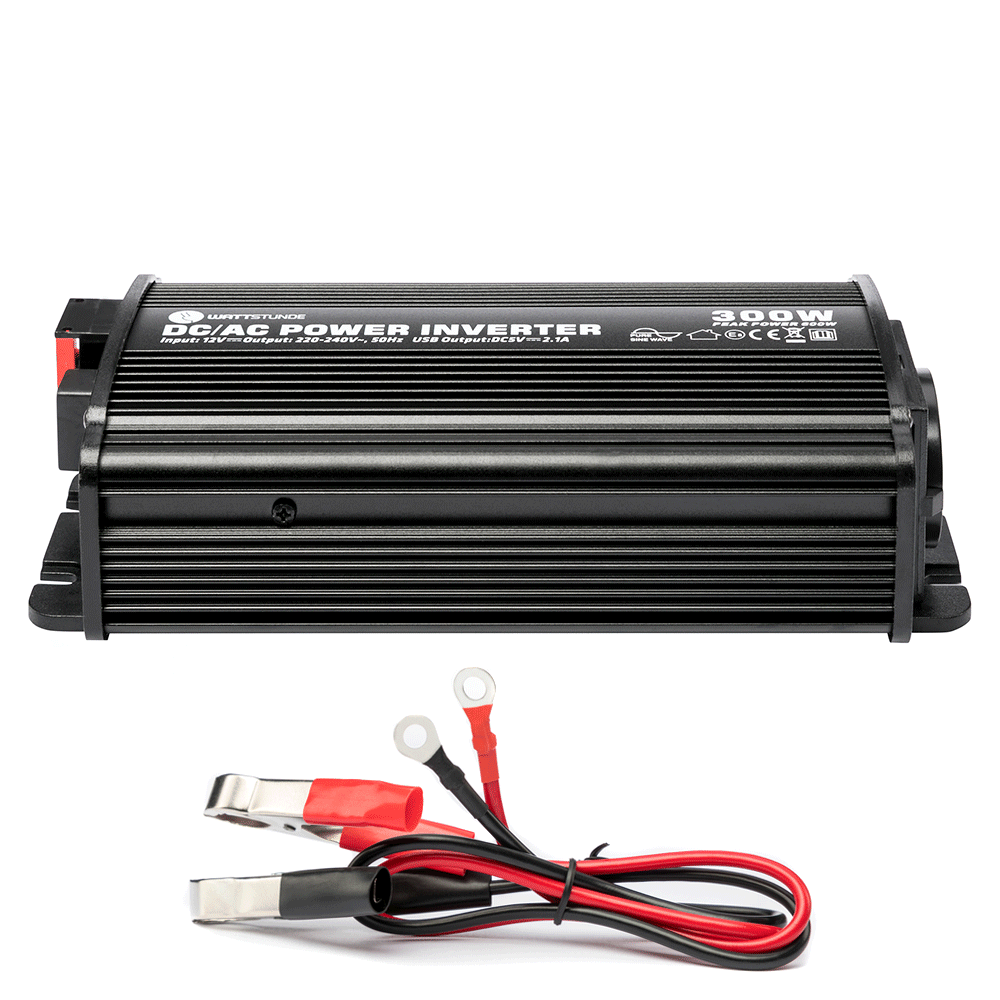 WATTSTUNDE® 300W / 600W 12V sine wave voltage converter WS12/300SI